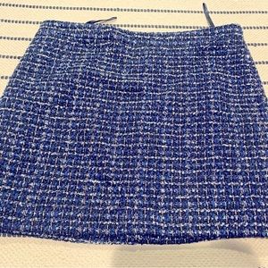 J.crew size 10 wool plaid mini skirt